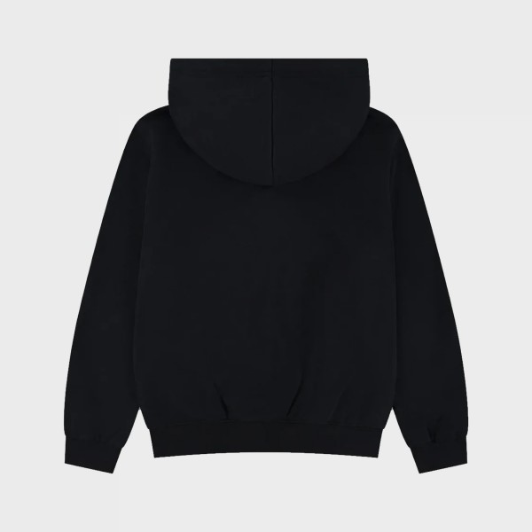 Jordan MJ Brooklyn Fleece Hooded Εφηβικη Ζακετα Μαυρη