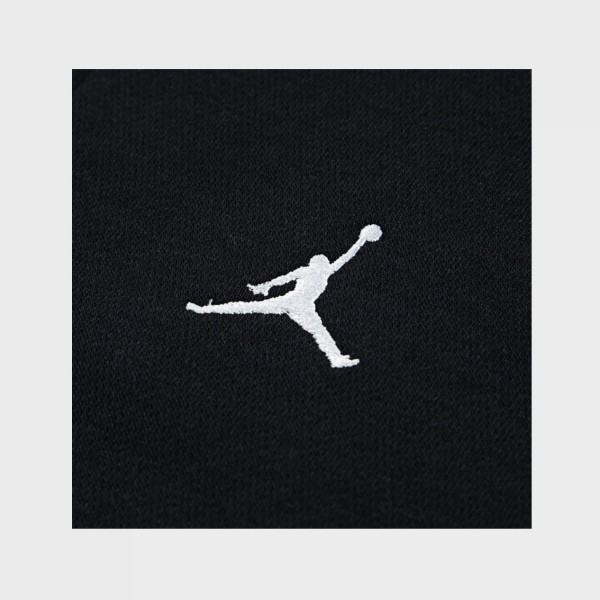 Jordan MJ Brooklyn Fleece Hooded Εφηβικη Ζακετα Μαυρη
