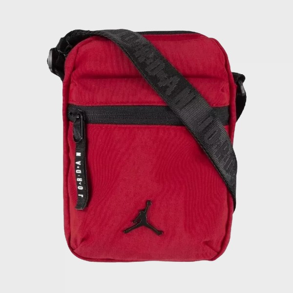 Jordan Airborn Festival 13x18 εκ Crossbody Unisex Τσαντακι Κοκκινο