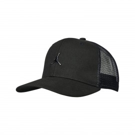 Jordan Air Jumpman Metal Logo Trucker Εφηβικο Καπελο Μαυρο