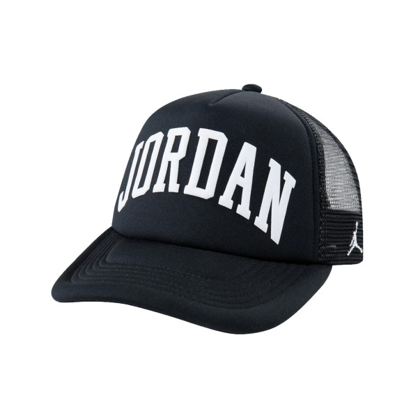 Jordan Foam Trucker Bold Logo Εφηβικο Καπελο Μαυρο