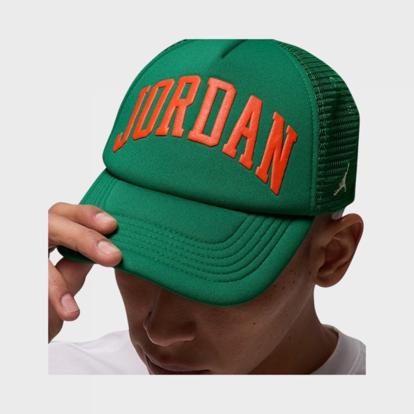 Jordan Foam Trucker Logo Ανδρικο Καπελο Πρασινο