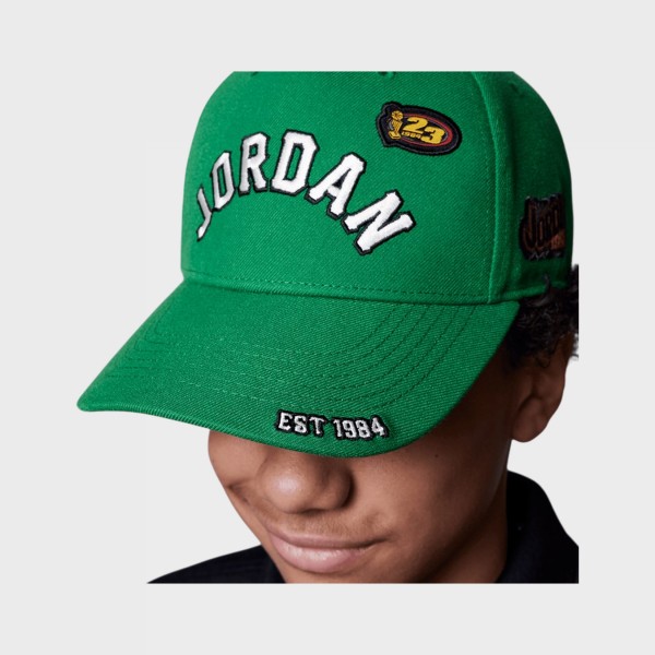 Jordan Signature Curve Brim 23 Classic Εφηβικο Καπελο Πρασινο