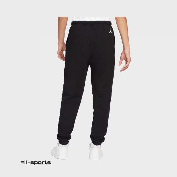 Jordan Jumpman Fleece French Terry Ανδρικο Παντελονι Μαυρο