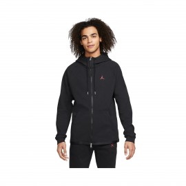 Jordan Essentials Warm Up Hooded Ανδρικη Ζακετα Μαυρη