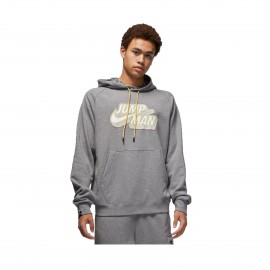 Jordan Jumpman Hooded Ανδρικο Φουτερ Γκρι