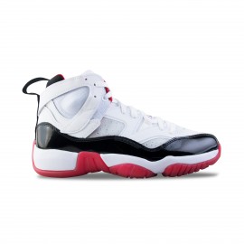Nike Jumpman Two Trey Mid Ανδρικο Παπουτσι Λευκο - Κοκκινο