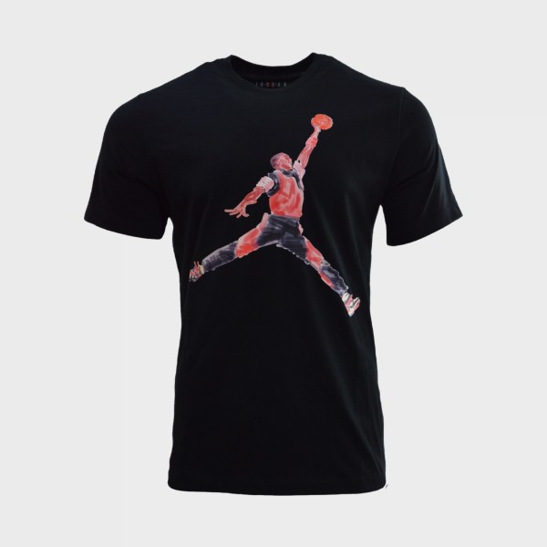 Jordan The Brand Jumpman Big Logo Ανδρικη Μπλουζα Μαυρη