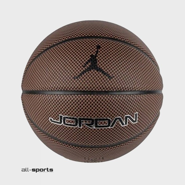 Jordan Legacy 8P 7 Μπαλα Μπασκετ Καφε