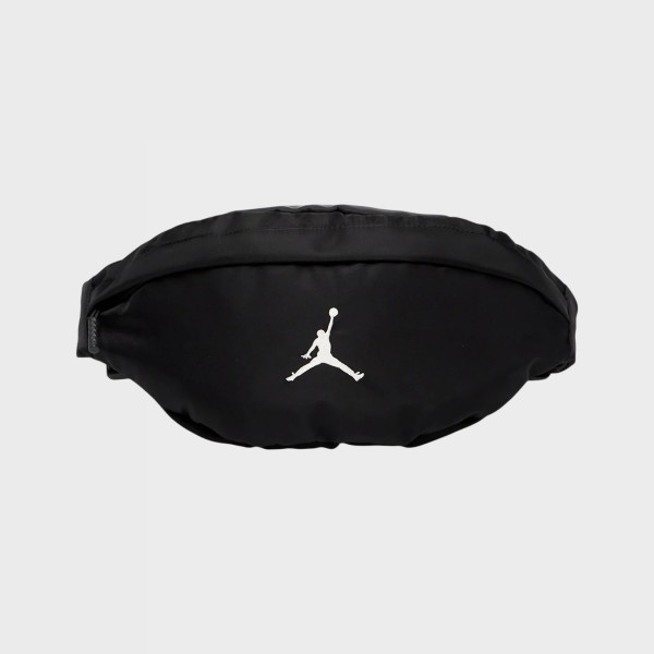 Jordan Air MVP Calligraphy 3 Λιτρα Crossbody Unisex Τσαντα Μεσης Μαυρη