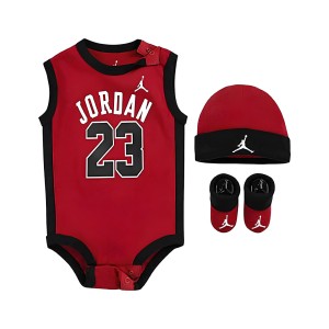 Jordan JHB 23 Jersey 3 Τεμαχια Βρεφικο Σετ Κοκκινο