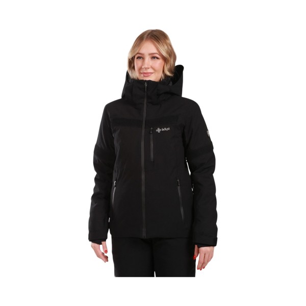 Kilpi Valeria Siberium Hooded Ski Γυναικειο Μπουφαν Μαυρο