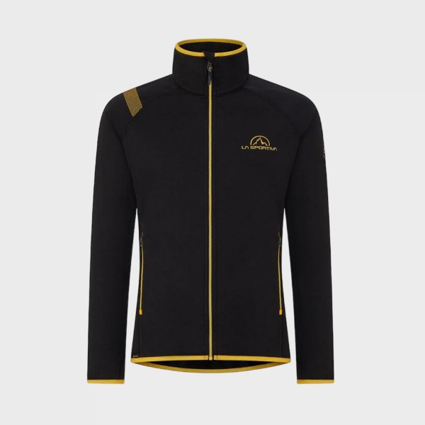 La Sportiva Promo Fleece Full Zip Strech Ανδρικη Ζακετα Μαυρη