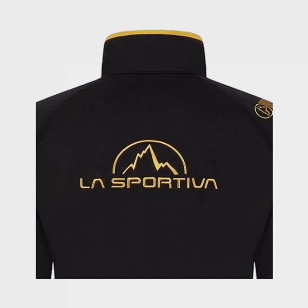 La Sportiva Promo Fleece Full Zip Strech Ανδρικη Ζακετα Μαυρη