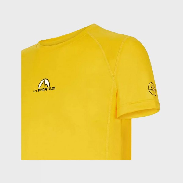 La Sportiva Promo Logo Ανδρικη Μπλουζα Κιτρινη