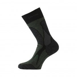 Lasting Merino Unisex Ισοθερμικες Καλτσες Μαυρο - Χακι