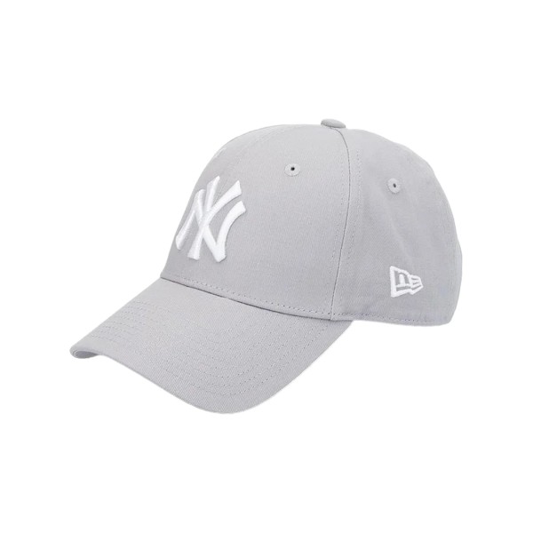 New Era League New York Yankees Basic Unisex Καπελο Γκρι - Λευκο