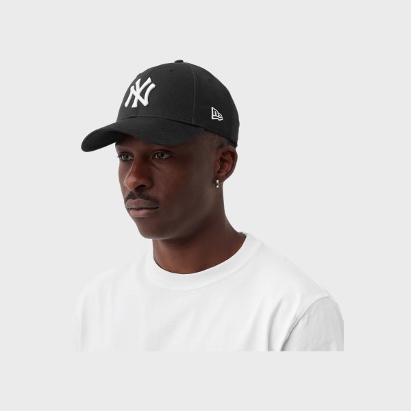 New Era 940 New York Yankees Basic Unisex Καπελο Μαυρο - Λευκο 