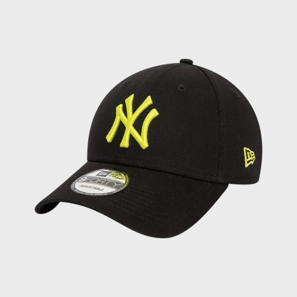 New Era Essential League 9Forty NY Yankees Jockey Unisex Καπελο Μαυρο - Κιτρινο