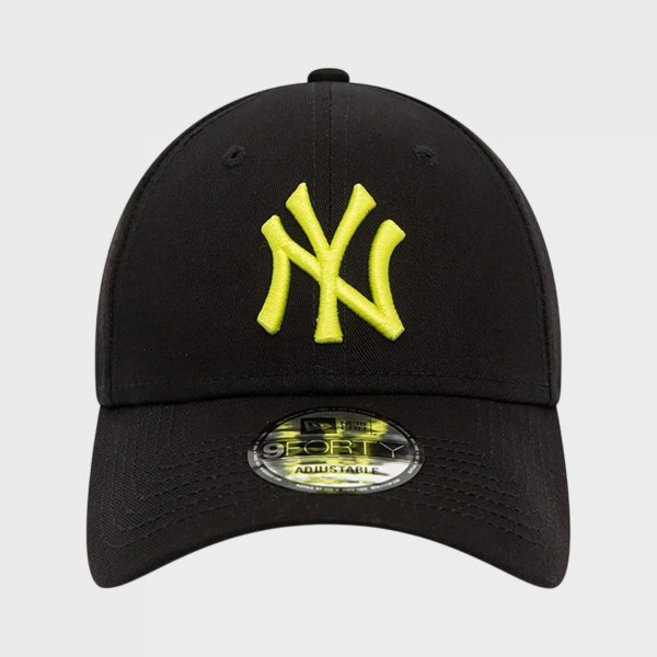 New Era Essential League 9Forty NY Yankees Jockey Unisex Καπελο Μαυρο - Κιτρινο