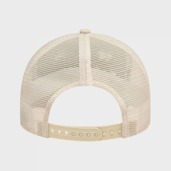 New Era Metallic Logo New York Trucker Γυναικειο Καπελο Μπεζ