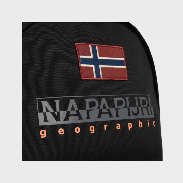 Napapijri Hering Logo 20.8 Litres Unisex Τσαντα Πλατης Μαυρη 