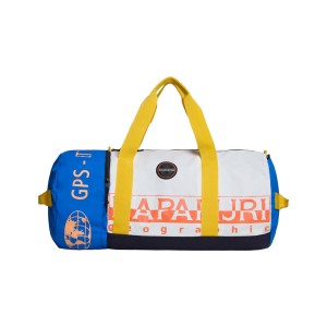 Napapijri H-Salinas MBG 50 Litres Unisex Σακος Λευκο - Μπλε 