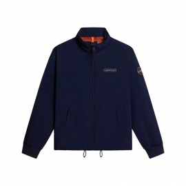 Napapijri Agard 4 Montavic Shell Crew Neck Ανδρικο Μπουφαν Μπλε