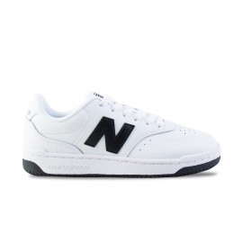 New Balance Low Court Sneaker Unisex Παπουτσι Λευκο - Μαυρο