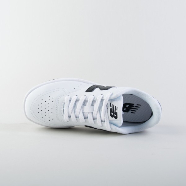 New Balance Low Court Sneaker Unisex Παπουτσι Λευκο - Μαυρο