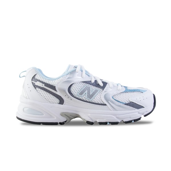 New Balance 530 Sneaker Unisex Παπουτσι Λευκο - Σιελ - Ασημι