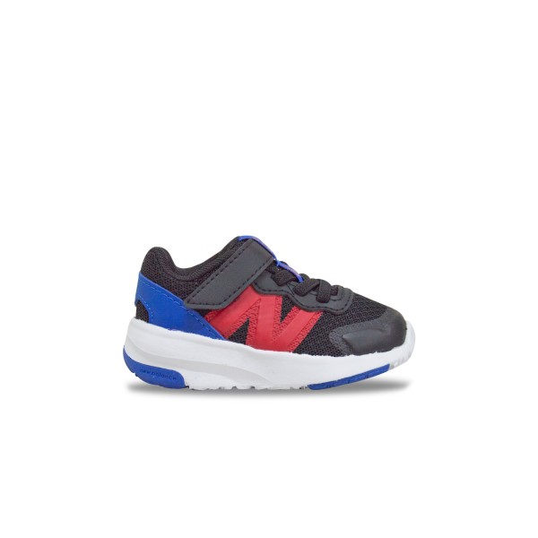 New Balance 578 Running Velchro Βρεφικο Παπουτσι Μαυρο - Κοκκινο