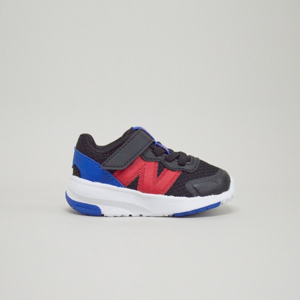 New Balance 578 Running Velchro Βρεφικο Παπουτσι Μαυρο - Κοκκινο