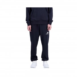 New Balance Essentials Stacked Logo French Terry Ανδρικη Φορμα Μαυρη