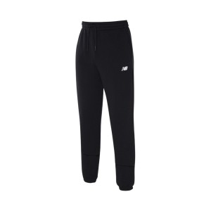New Balance French Terry Relaxed Fit Hem Ανδρικη Φορμα Μαυρη