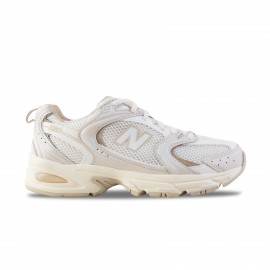 New Balance 530 Suede Sneaker Unisex Παπουτσι Λευκο - Μπεζ