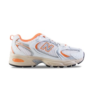 New Balance 530 Classics Sneaker Unisex Παπουτσι Λευκο - Πορτοκαλι