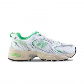 New Balance 530 Classics Sneaker Unisex Παπουτσι Λευκο - Πρασινο