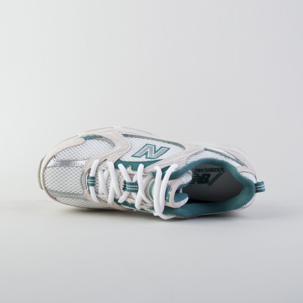 New Balance 530 Classics Sneaker Unisex Παπουτσι Λευκο - Κυπαρισσι