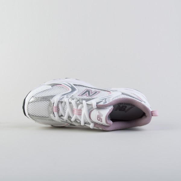 New Balance 530 Classics Sneaker Unisex Παπουτσι Λευκο - Ροζ