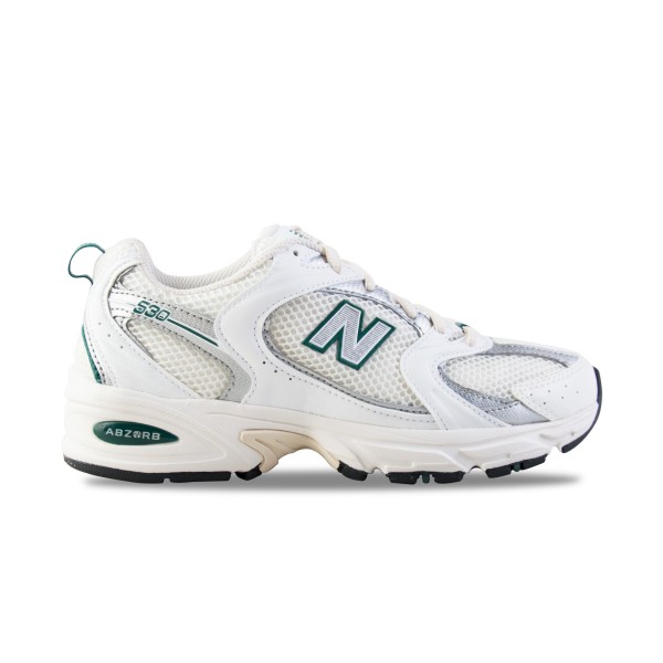 New Balance 530 Classics Sneaker Unisex Παπουτσι Λευκο - Πρασινο