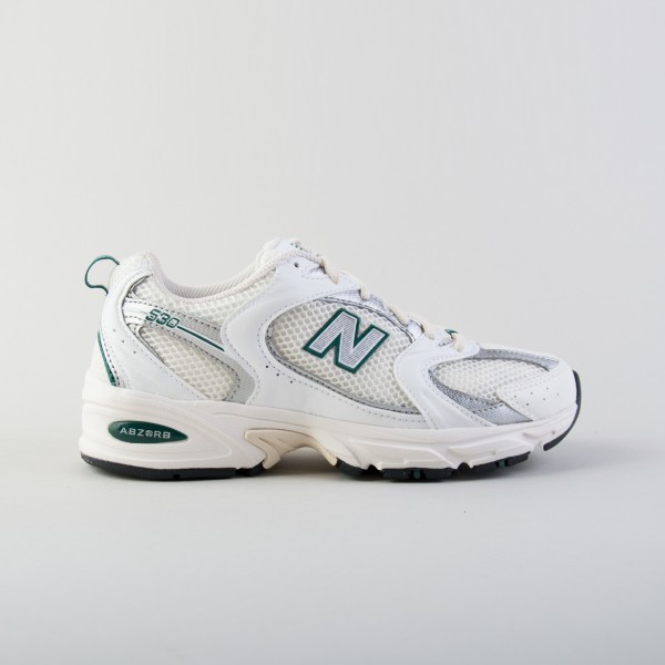 New Balance 530 Classics Sneaker Unisex Παπουτσι Λευκο - Πρασινο