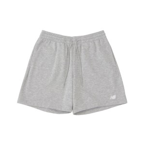 New Balance French Terry 7 Inches Hand Pockets Ανδρικη Βερμουδα Γκρι