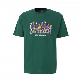 New Balance Athletics Archive Walk Graphics Ανδρικη Μπλουζα Πρασινη