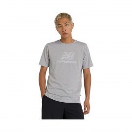 New Balance Heatertech Logo Train Ανδρικη Μπλουζα Γκρι