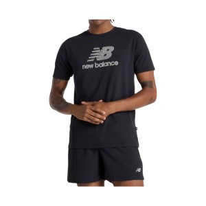New Balance Heatertech Logo Train Ανδρικη Μπλουζα Μαυρη