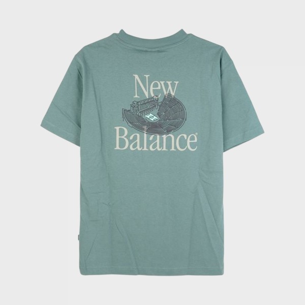 New Balance X Debut Pitch Ancient Theater Graphic Ανδρικη Μπλουζα Πρασινη