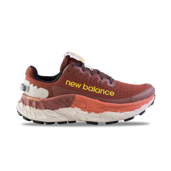 New Balance Fresh Foam x More Trail V3 Running Ανδρικο Παπουτσι Καφε - Πορτοκαλι