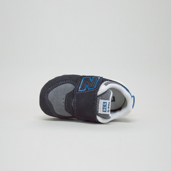 New Balance 574 New-B Hook Loop Βρεφικο Παπουτσι Μαυρο - Γκρι