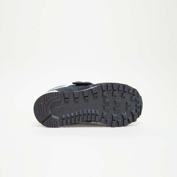 New Balance 574 Sneakers Suede Παιδικο Παπουτσι Μαυρο - Γκρι